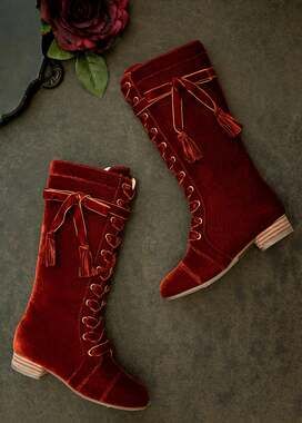 Joyfolie Mia Joy Marija Boot in Brick Girl's Shoes Size T10